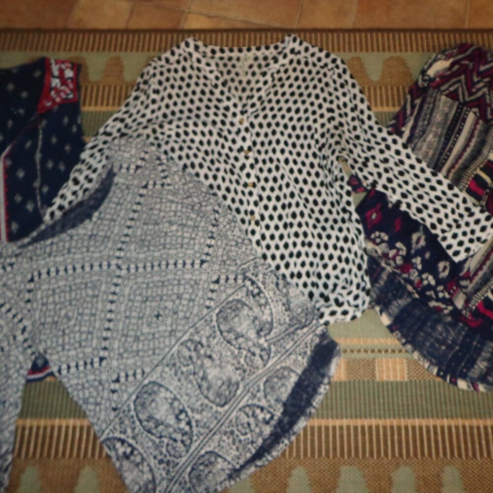 Lot of 4 Tops Blouse Size S